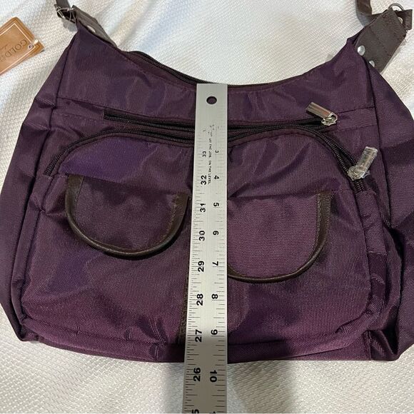 Gold Coast Dark Purple Nylon Purse - Picture 7 of 8
